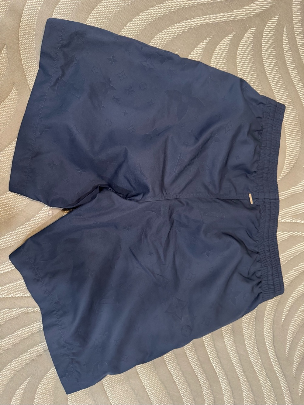 Louis Vuitton Navy Monogram Swim Shorts